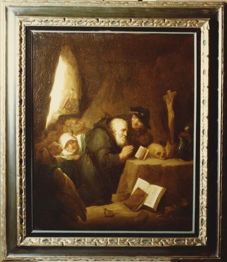 tableau : La tentation de saint Antoine, huile sur toile, cadre en bois peint et doré - © Ministère de la Culture (France), Médiathèque du patrimoine et de la photographie (objets mobiliers), tous droits réservés