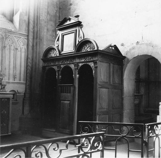 confessionnal - © Ministère de la Culture (France), Médiathèque du patrimoine et de la photographie (objets mobiliers), tous droits réservés
