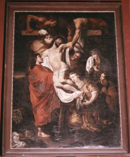 tableau : Descente de croix, huile sur toile - © Ministère de la Culture (France), Médiathèque du patrimoine et de la photographie (objets mobiliers), tous droits réservés