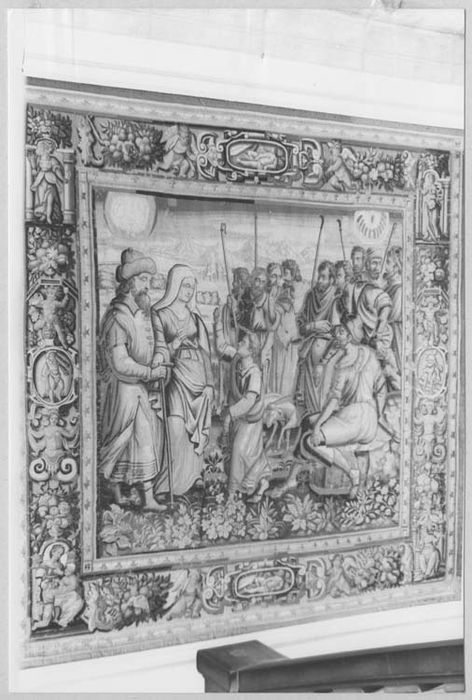 pièce murale : Joseph raconté à Rachel et Jacob devant ses frères l'épisode du songe des gerbes - © Ministère de la Culture (France), Médiathèque du patrimoine et de la photographie, diffusion RMN-GP