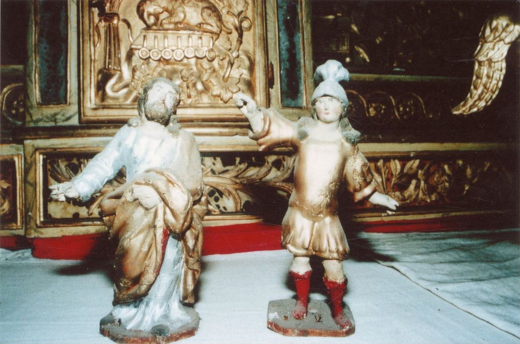 statues (statuettes) : Saint Hippolyte, saint indéterminé - © Ministère de la Culture (France), Médiathèque du patrimoine et de la photographie, diffusion GrandPalaisRmn Photo