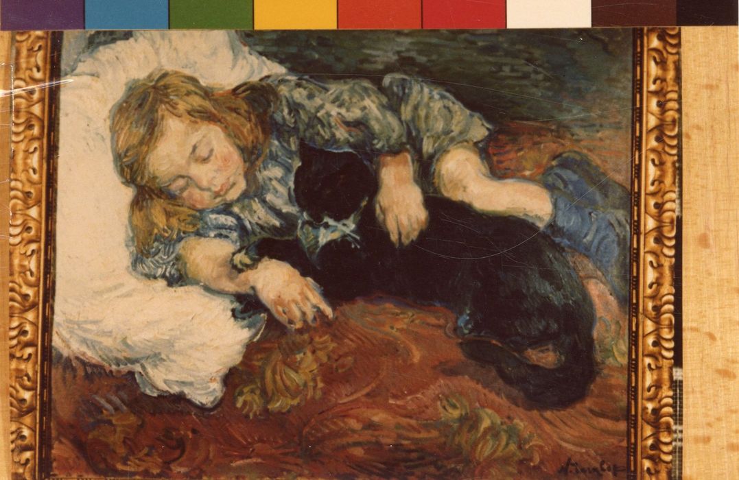tableau : L'Enfant au chat - © Ministère de la Culture (France), Médiathèque du patrimoine et de la photographie, diffusion GrandPalaisRmn Photo