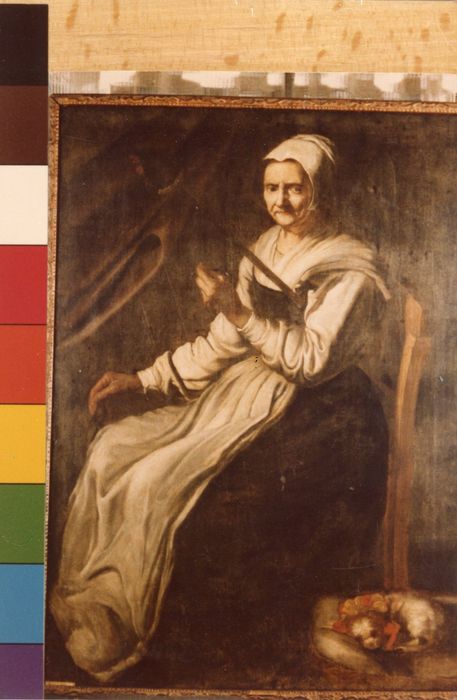 tableau : La Vieille Fileuse - © Ministère de la Culture (France), Médiathèque du patrimoine et de la photographie, diffusion GrandPalaisRmn Photo