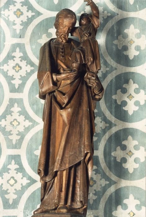 Statue : Saint Joseph et l'Enfant