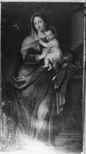 Tableau : Vierge à l'Enfant, huile sur toile - © Ministère de la Culture (France), Médiathèque du patrimoine et de la photographie (objets mobiliers), tous droits réservés