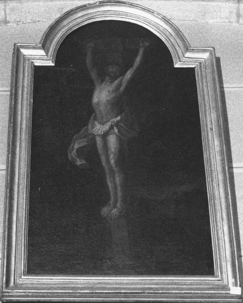 tableau, cadre : Le Christ en croix, vue générale - © Ministère de la Culture (France), Médiathèque du patrimoine et de la photographie (objets mobiliers), tous droits réservés