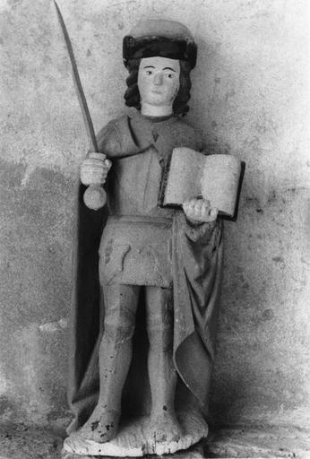 Statue : Saint Maurice, bois sculpté, peint - © Ministère de la Culture (France), Médiathèque du patrimoine et de la photographie (objets mobiliers), tous droits réservés