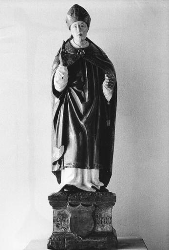 Statue : Saint Claude, bois sculpté, peint - © Ministère de la Culture (France), Médiathèque du patrimoine et de la photographie (objets mobiliers), tous droits réservés