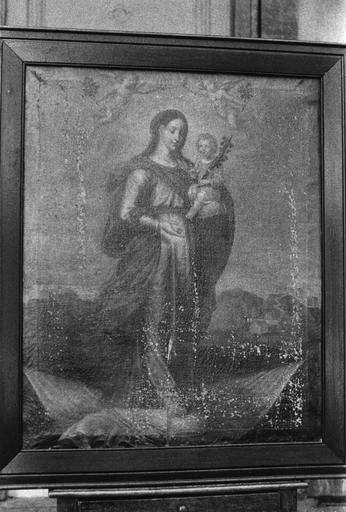 Tableau : Vierge à l'Enfant dite Notre-Dame libératrice, huile sur toile - © Ministère de la Culture (France), Médiathèque du patrimoine et de la photographie (objets mobiliers), tous droits réservés