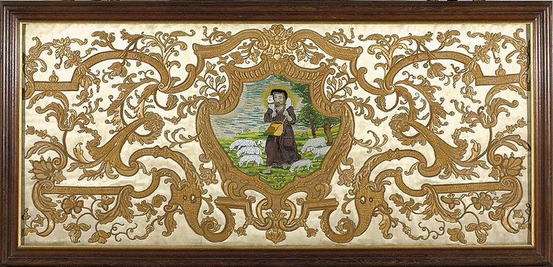 parement d'autel : le Bon Pasteur - © Ministère de la culture (France), Médiathèque du patrimoine et de la photographie, tous droits réservés ; Centre jurassien du patrimoine