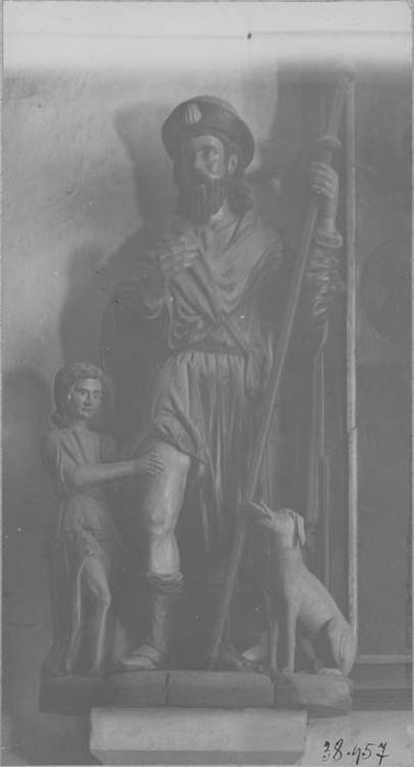 statue : Saint Roch