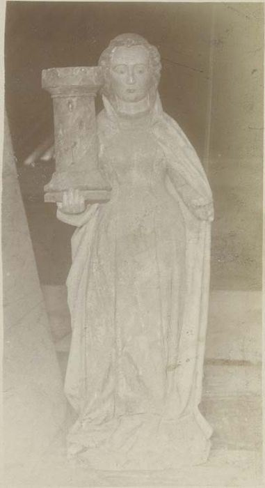 statue : Sainte Barbe - © Ministère de la Culture (France), Médiathèque du patrimoine et de la photographie, diffusion RMN-GP