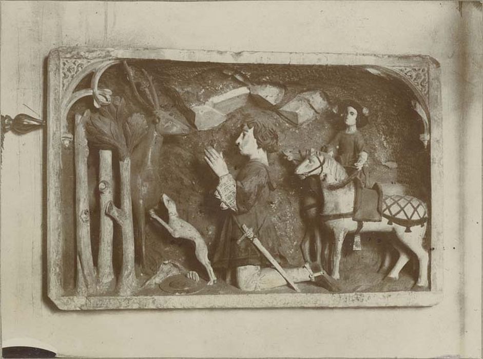 bas-relief : La Chasse de saint Hubert - © Ministère de la Culture (France), Médiathèque du patrimoine et de la photographie, diffusion RMN-GP