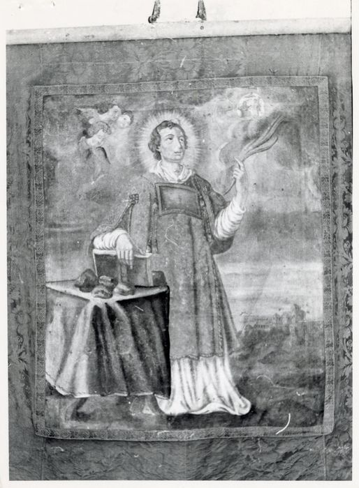 bannière de procession : saint Étienne