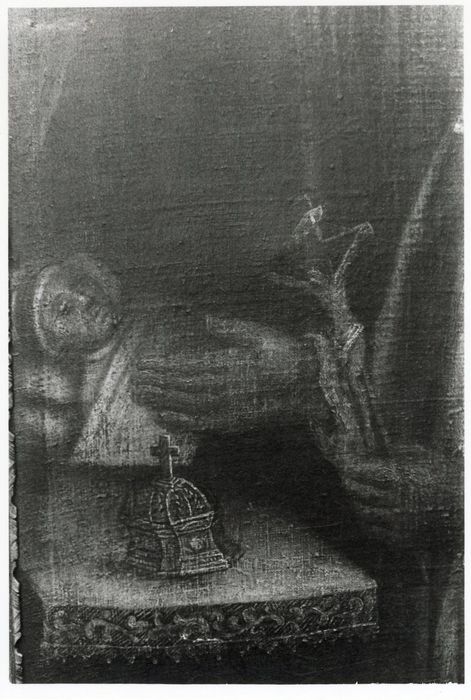 tableau : Chanoine Champereux, détail