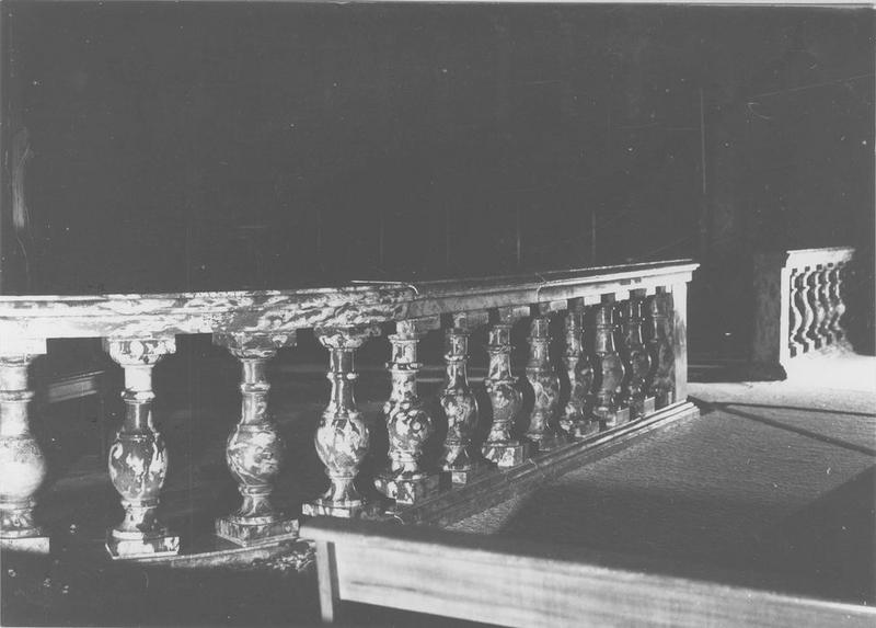 clôture de choeur (balustrade de communion), vue générale