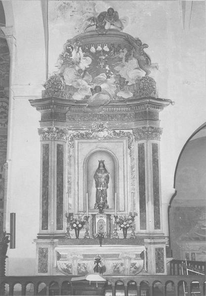 autel, retable, dit de la Vierge, vue générale - © Ministère de la Culture (France), Médiathèque du patrimoine et de la photographie (objets mobiliers), tous droits réservés