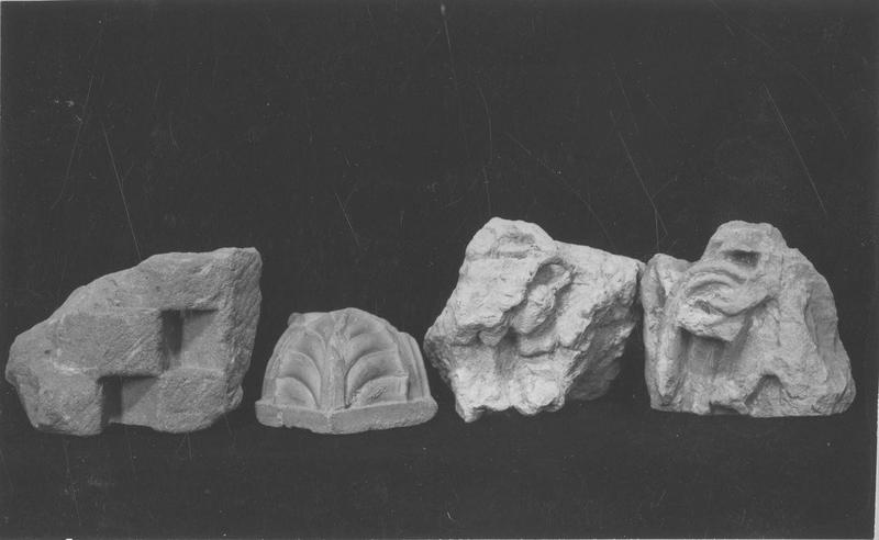 sculpture (fragments), vue générale