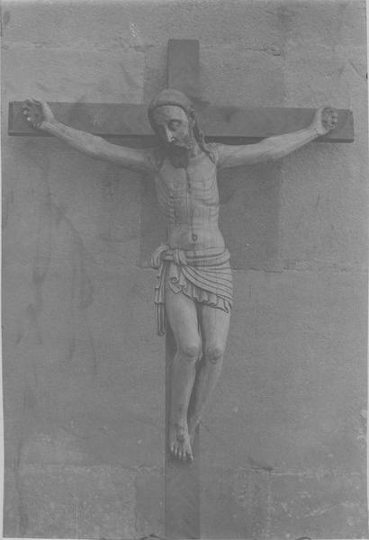 croix (statuette) : Christ en croix, vue générale