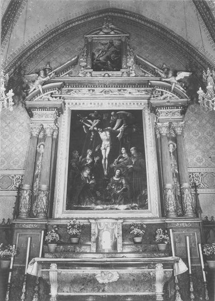 tableau (tableau d'autel) : Descente de Croix, vue générale