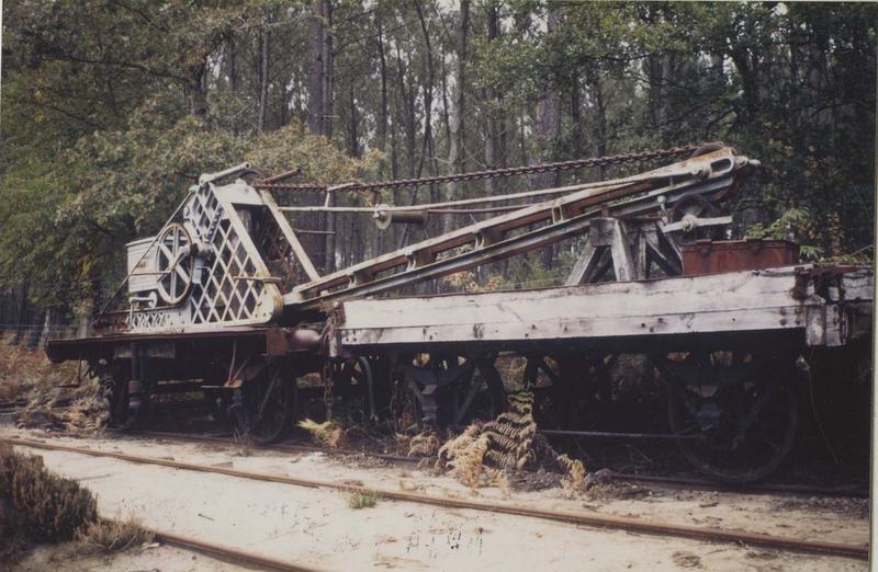 wagon plat porte-flèche, à voie normale, Q 1, Q 3554, vue générale