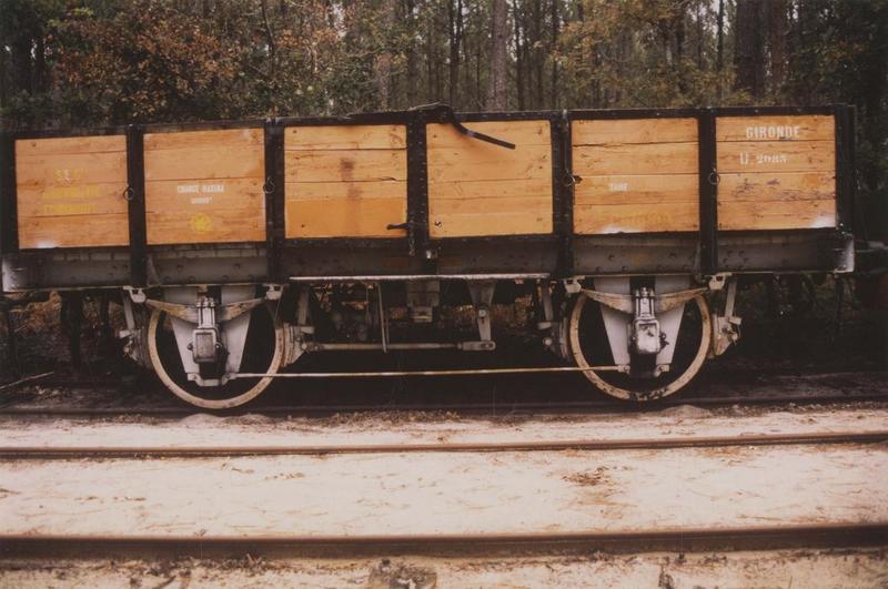 wagon tombereau à essieux parallèles, à voie normale, U 2083, U 2092, vue générale