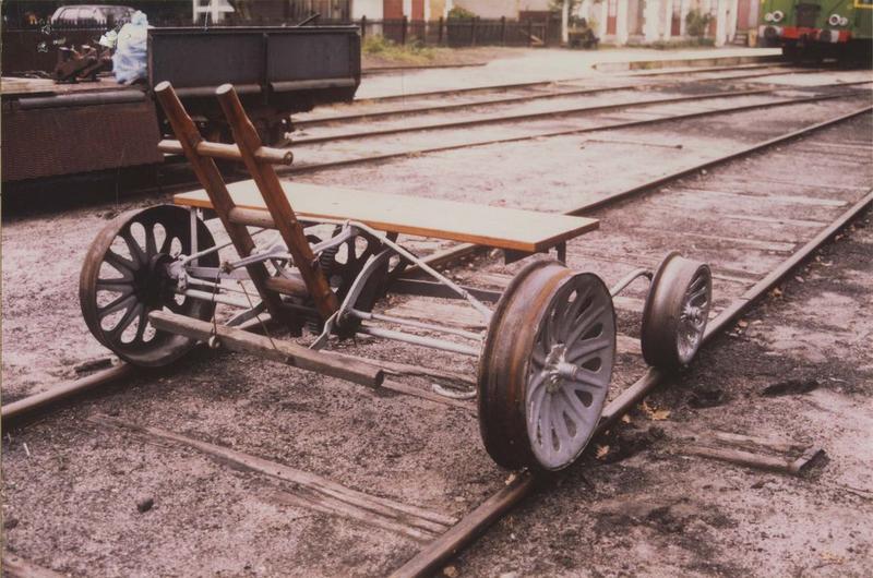 tricycle ferroviaire dit kalamazoo, vue générale