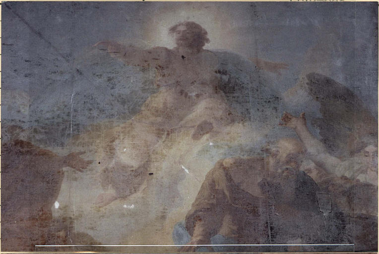 tableau : la Transfiguration, détail