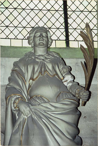 Statue : sainte Barbe