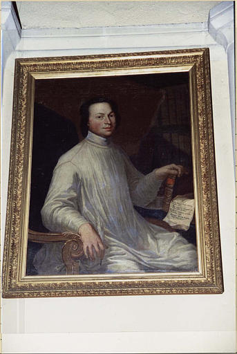 tableau et son cadre : portrait de Philippe Charles de Vilaine
