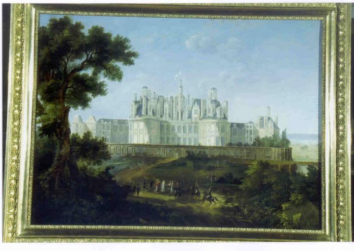 tableau, cadre : la visite à Chambord de la duchesse de Berry