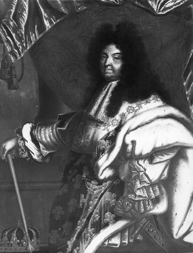Tableau: Louis XIV en tenue de sacre