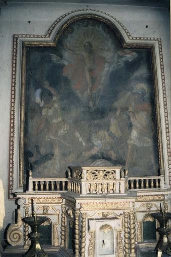 retable principal et son tableau : la Résurrection
