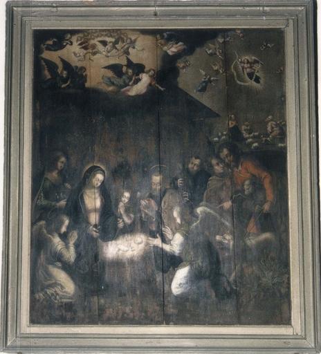 tableau : l'Adoration des bergers - © Ministère de la Culture (France), Médiathèque du patrimoine et de la photographie, diffusion RMN-GP