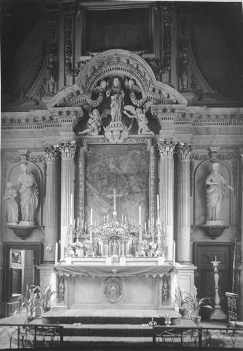 retable du maître-autel - © Ministère de la Culture (France), Médiathèque du patrimoine et de la photographie (objets mobiliers), tous droits réservés