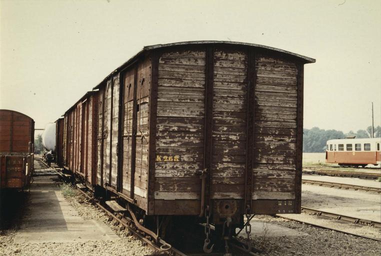 wagon couvert à voie métrique, K 268 - © Ministère de la Culture (France), Médiathèque du patrimoine et de la photographie (objets mobiliers), tous droits réservés