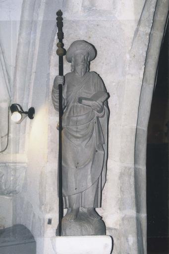 statue : Saint Jacques pèlerin - © Ministère de la Culture (France), Médiathèque du patrimoine et de la photographie, diffusion RMN-GP