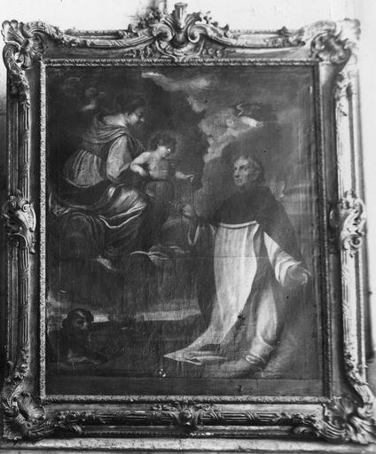 tableau, cadre : saint Dominique et le rosaire - © Ministère de la Culture (France), Médiathèque du patrimoine et de la photographie (objets mobiliers), tous droits réservés