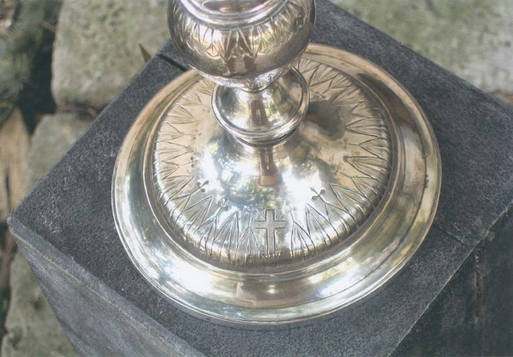 calice, détail du pied, argent doré - © Ministère de la Culture (France), Médiathèque du patrimoine et de la photographie, diffusion RMN-GP