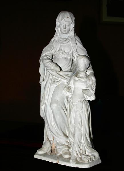 groupe sculpté : sainte Anne et la Vierge