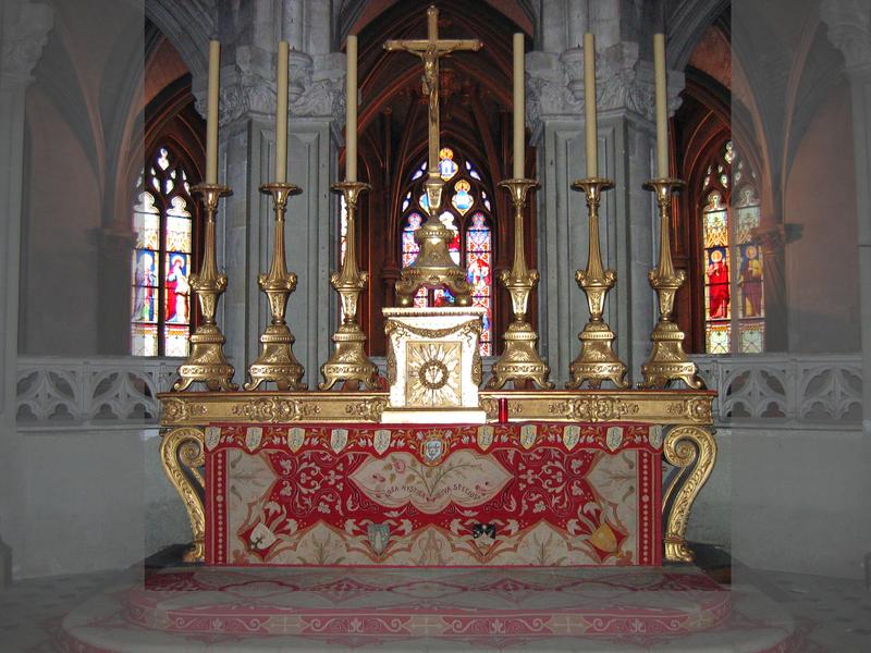 tabernacle, gradin du maître-autel