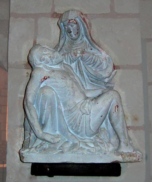 groupe sculpté : Vierge de Pitié