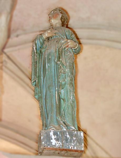 statues (2) : Vierge, saint Jean