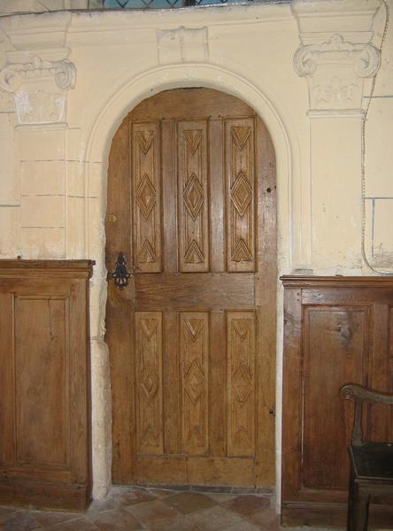 Vantail de la porte de la sacristie