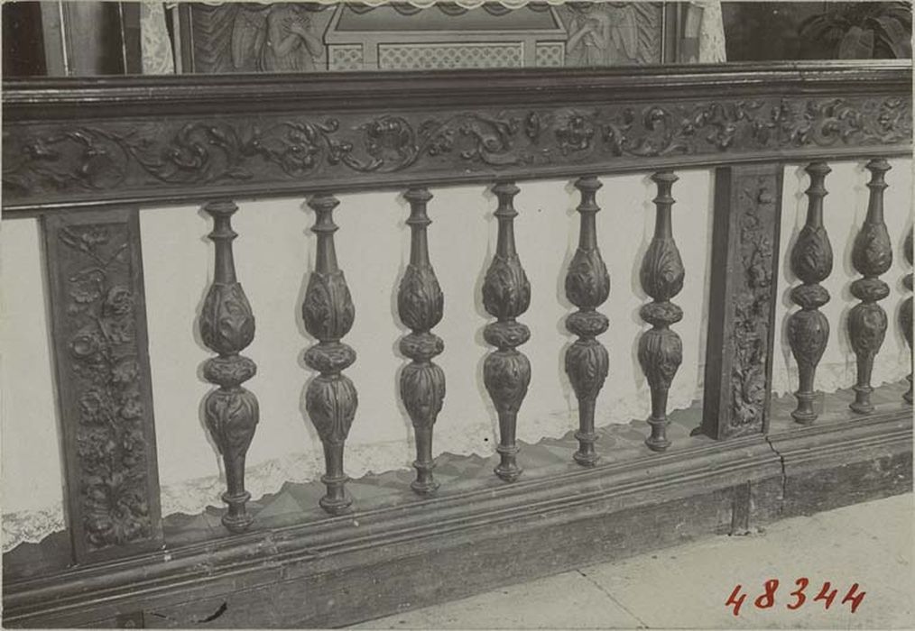 clôture liturgique (appui de communion), vue partielle - © Ministère de la Culture (France), Médiathèque du patrimoine et de la photographie, diffusion RMN-GP