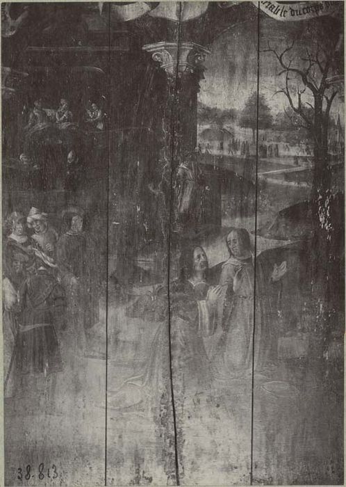 tableau : scène de la vie de saint Viatre