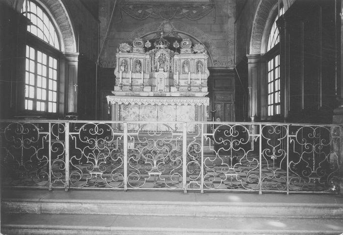 clôture de choeur (appui de communion), vue générale