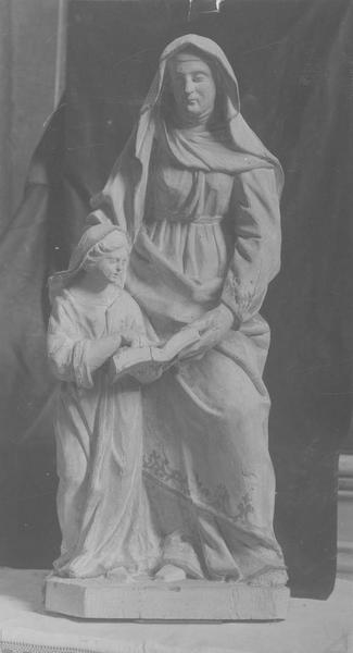 Groupe sculpté : Sainte Anne et la Vierge