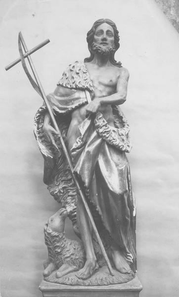 statue : saint Jean-Baptiste, vue générale