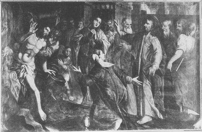 tableau : la Résurrection de Lazare, vue générale - © Ministère de la Culture (France), Médiathèque du patrimoine et de la photographie (objets mobiliers), tous droits réservés